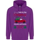 Christmas is Gaming Time Funny Gamer Childrens Kids Hoodie Purple