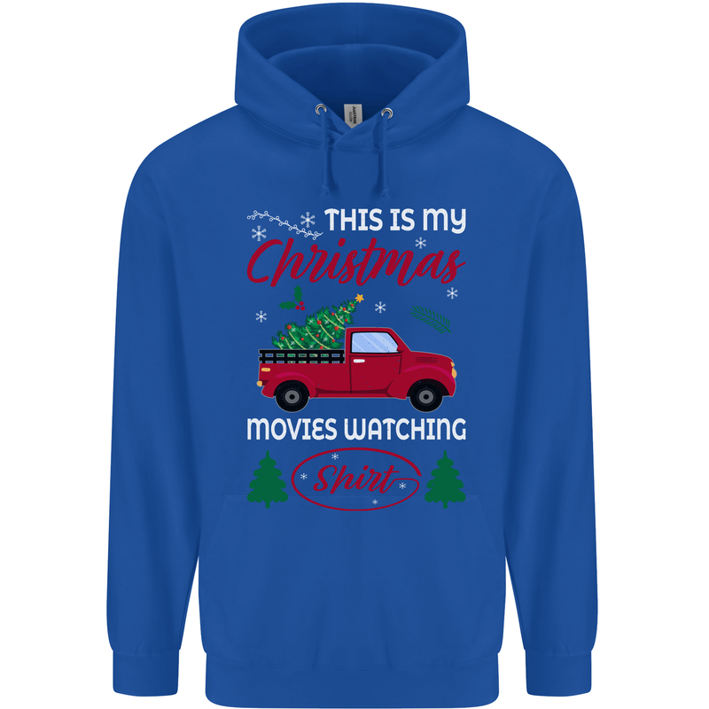 Christmas is Gaming Time Funny Gamer Childrens Kids Hoodie Royal Blue