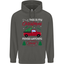 Christmas is Gaming Time Funny Gamer Childrens Kids Hoodie Storm Grey