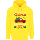 Christmas is Gaming Time Funny Gamer Childrens Kids Hoodie Yellow