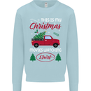 Christmas is Gaming Time Funny Gamer Kids Sweatshirt Jumper Light Blue