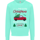 Christmas is Gaming Time Funny Gamer Kids Sweatshirt Jumper Peppermint