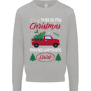 Christmas is Gaming Time Funny Gamer Mens Sweatshirt Jumper Sports Grey