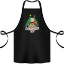 Christmas the Little Drummer Boy Funny Cotton Apron 100% Organic Black