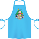 Christmas the Little Drummer Boy Funny Cotton Apron 100% Organic Turquoise
