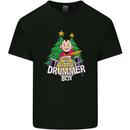 Christmas the Little Drummer Boy Funny Kids T-Shirt Childrens Black