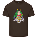 Christmas the Little Drummer Boy Funny Kids T-Shirt Childrens Chocolate