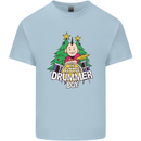 Christmas the Little Drummer Boy Funny Kids T-Shirt Childrens Light Blue
