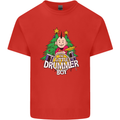 Christmas the Little Drummer Boy Funny Kids T-Shirt Childrens Red