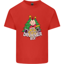 Christmas the Little Drummer Boy Funny Kids T-Shirt Childrens Red