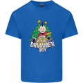 Christmas the Little Drummer Boy Funny Kids T-Shirt Childrens Royal Blue