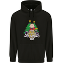 Christmas the Little Drummer Boy Funny Mens 80% Cotton Hoodie Black