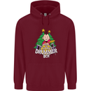 Christmas the Little Drummer Boy Funny Mens 80% Cotton Hoodie Maroon