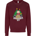 Christmas the Little Drummer Boy Funny Mens Sweatshirt Jumper Maroon