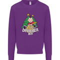 Christmas the Little Drummer Boy Funny Mens Sweatshirt Jumper Purple