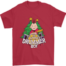 Christmas the Little Drummer Boy Funny Mens T-Shirt Cotton Gildan Red
