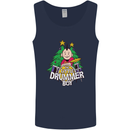 Christmas the Little Drummer Boy Funny Mens Vest Tank Top Navy Blue