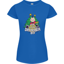 Christmas the Little Drummer Boy Funny Womens Petite Cut T-Shirt Royal Blue