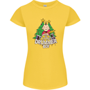 Christmas the Little Drummer Boy Funny Womens Petite Cut T-Shirt Yellow