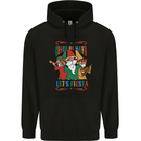 Cinco De Mayo Lets Fiesta Funny Gnomes Childrens Kids Hoodie Black