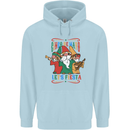 Cinco De Mayo Lets Fiesta Funny Gnomes Childrens Kids Hoodie Light Blue