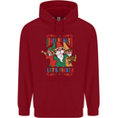 Cinco De Mayo Lets Fiesta Funny Gnomes Childrens Kids Hoodie Red