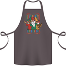 Cinco De Mayo Lets Fiesta Funny Gnomes Cotton Apron 100% Organic Dark Grey