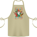 Cinco De Mayo Lets Fiesta Funny Gnomes Cotton Apron 100% Organic Khaki