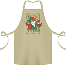 Cinco De Mayo Lets Fiesta Funny Gnomes Cotton Apron 100% Organic Khaki