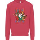 Cinco De Mayo Lets Fiesta Funny Gnomes Kids Sweatshirt Jumper Heliconia
