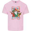 Cinco De Mayo Lets Fiesta Funny Gnomes Kids T-Shirt Childrens Light Pink