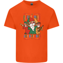 Cinco De Mayo Lets Fiesta Funny Gnomes Kids T-Shirt Childrens Orange