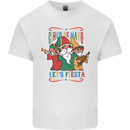 Cinco De Mayo Lets Fiesta Funny Gnomes Kids T-Shirt Childrens White