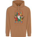 Cinco De Mayo Lets Fiesta Funny Gnomes Mens 80% Cotton Hoodie Caramel Latte