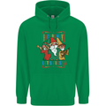 Cinco De Mayo Lets Fiesta Funny Gnomes Mens 80% Cotton Hoodie Irish Green