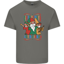 Cinco De Mayo Lets Fiesta Funny Gnomes Mens Cotton T-Shirt Tee Top Charcoal