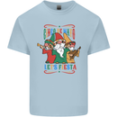 Cinco De Mayo Lets Fiesta Funny Gnomes Mens Cotton T-Shirt Tee Top Light Blue
