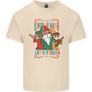 Cinco De Mayo Lets Fiesta Funny Gnomes Mens Cotton T-Shirt Tee Top Natural