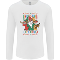 Cinco De Mayo Lets Fiesta Funny Gnomes Mens Long Sleeve T-Shirt White