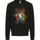 Cinco De Mayo Lets Fiesta Funny Gnomes Mens Sweatshirt Jumper Black