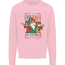 Cinco De Mayo Lets Fiesta Funny Gnomes Mens Sweatshirt Jumper Light Pink