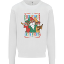Cinco De Mayo Lets Fiesta Funny Gnomes Mens Sweatshirt Jumper White