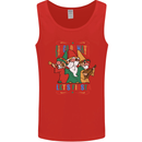 Cinco De Mayo Lets Fiesta Funny Gnomes Mens Vest Tank Top Red