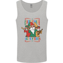 Cinco De Mayo Lets Fiesta Funny Gnomes Mens Vest Tank Top Sports Grey