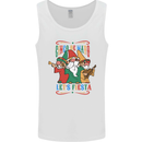 Cinco De Mayo Lets Fiesta Funny Gnomes Mens Vest Tank Top White