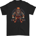 Circus Clown Weightlifting Gym Bodybuilding Mens Gildan Cotton T-Shirt Black