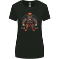 Circus Clown Weightlifting Gym Bodybuilding Womens Wider Cut T-Shirt Black