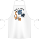 Class of 2000 BC Funny Dinosaur T-Rex Cotton Apron 100% Organic White