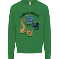 Class of 2000 BC Funny Dinosaur T-Rex Kids Sweatshirt Jumper Irish Green
