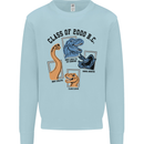 Class of 2000 BC Funny Dinosaur T-Rex Kids Sweatshirt Jumper Light Blue